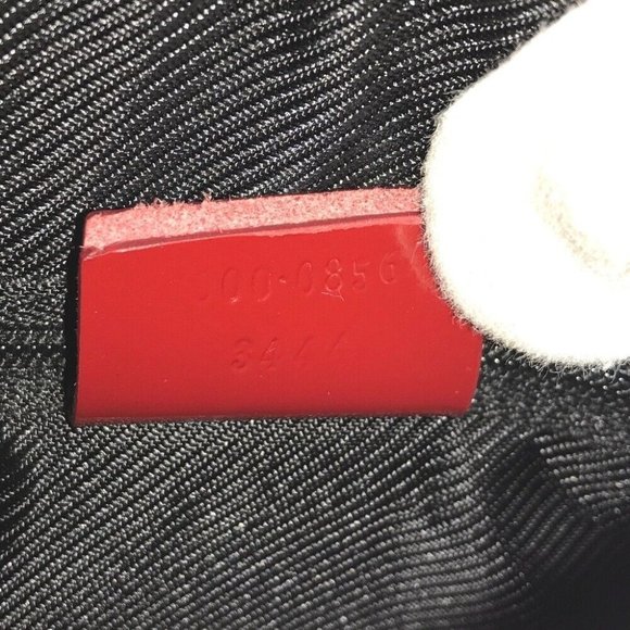 Gucci 1990's Tom Ford Red Guccissima Print Leather Satchel - Picture 8 of 10